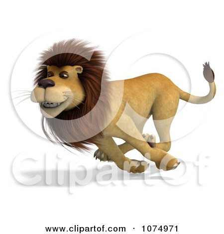 Running Lion Logo