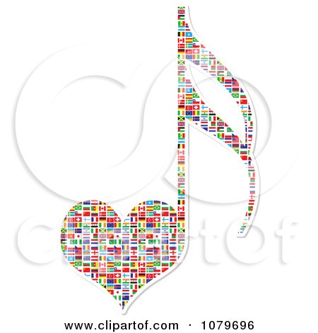 Clipart Heart Shaped Music
