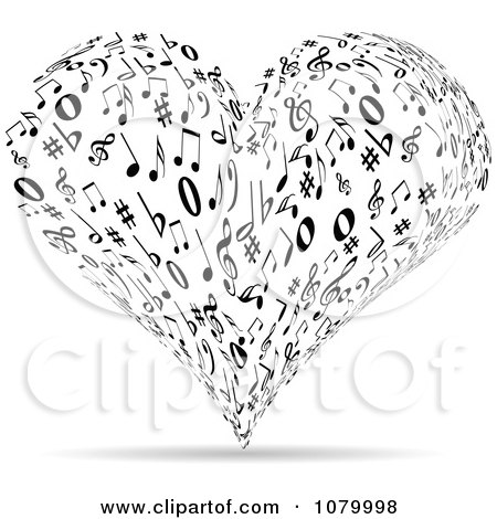 Free Vector  Heart on Music Note Heart   Royalty Free Vector Illustration By Andrei Marincas