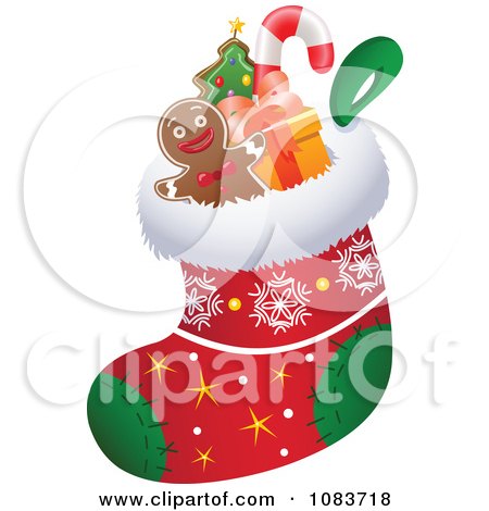 Free Funny  Pictures on In A Christmas Stocking   Royalty Free Vector Illustration By Yayayoyo