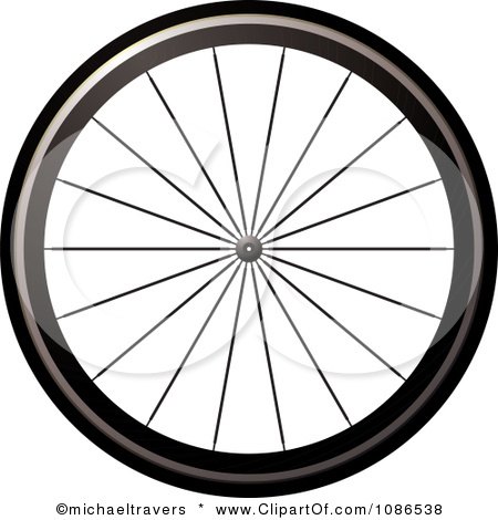 Clip  Vector on Clipart 3d Bicycle Tire   Royalty Free Vector Illustration By