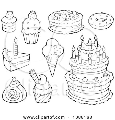 Desserts Coloring Pages