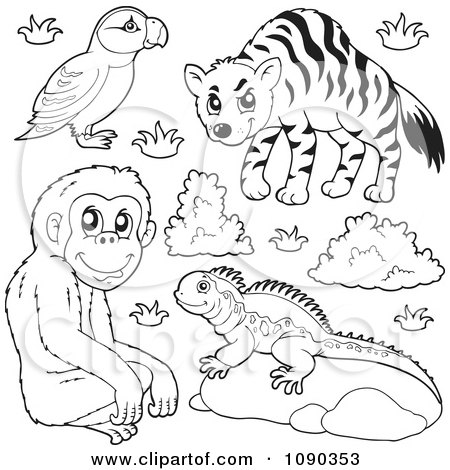 Royalty Free Stock Illustrations of Zoo Animals by visekart Page 1