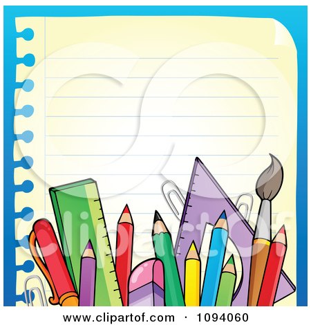 Vector Arts Free Download on Ruled Paper 2   Royalty Free Vector Illustration By Visekart  1094060