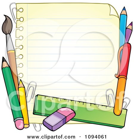 Royalty Free Vector on Ruled Paper 1   Royalty Free Vector Illustration By Visekart  1094061