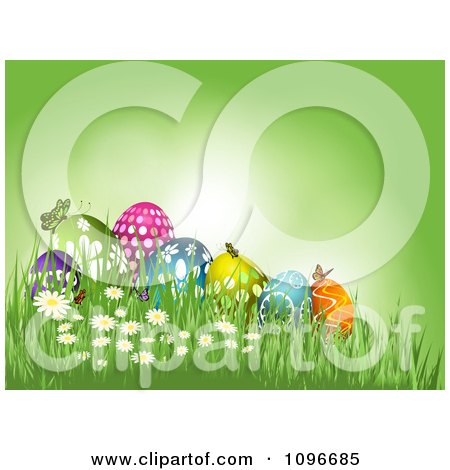 Free Vector Grass on On Eggs In The Grass   Royalty Free Vector Illustration By Kj Pargeter