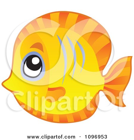 Sports Coloring Sheets on Clipart Happy Cute Orange Fish   Royalty Free Vector Illustration By