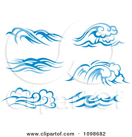 Convert  Vector Free on Wave Clipart