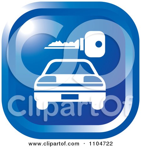  Cars on Clipart Blue Rental Car And Key Icon   Royalty Free Vector