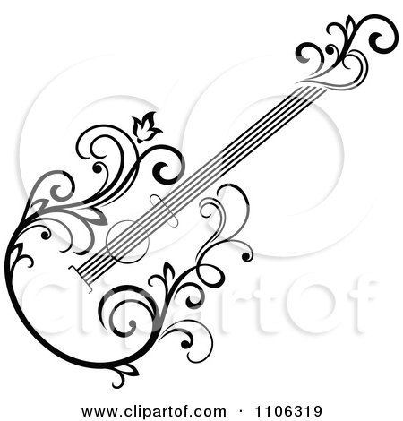 Vector Clip  Free on Guitar 2   Royalty Free Vector Illustration By Seamartini Graphics