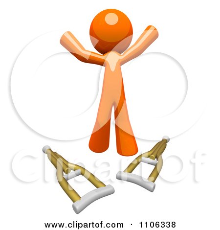Royalty Free Stock Images on Crutches   Royalty Free Cgi Illustration By Leo Blanchette  1106338