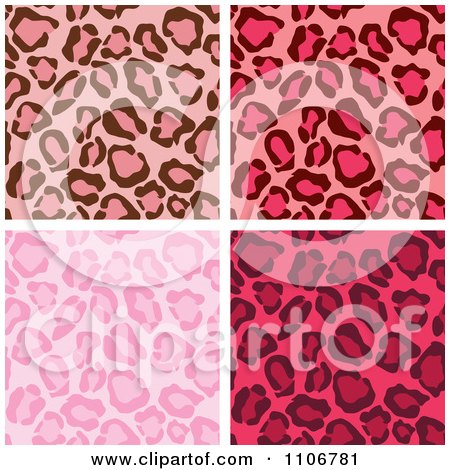 Leopard Print Background on Clipart Seamless Pink Leopard Print Background Patterns   Royalty Free