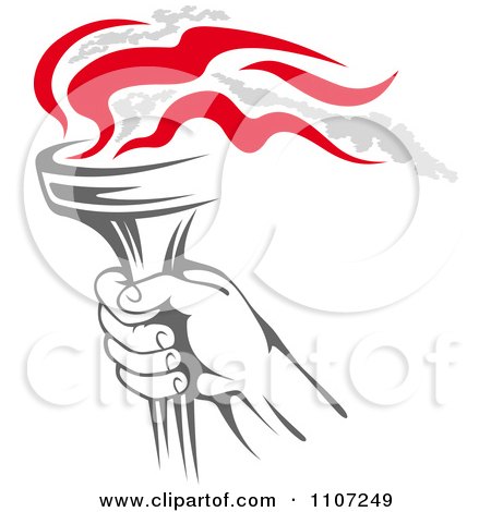 Clipart Gray Hand Holding A