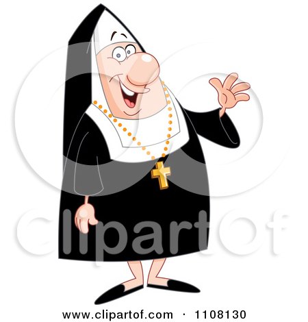 funny nun clipart images - photo #11