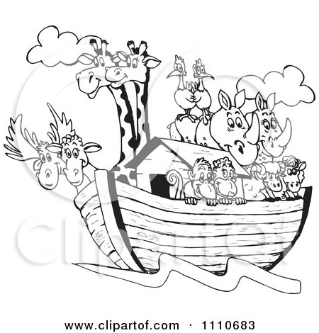 Free Coloring Sheets on Noahs Ark   Royalty Free Vector Illustration By Dennis Holmes Designs
