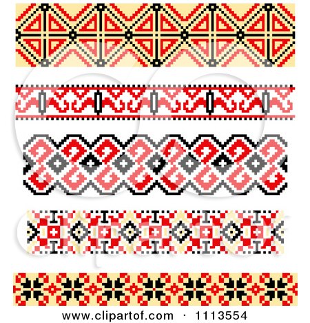 American Flag Vector  Free on Clipart Native American Style Borders   Royalty Free Vector