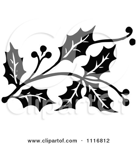 Royalty-Free (RF) Christmas Holly Clipart, Illustrations, Vector Graphics #1