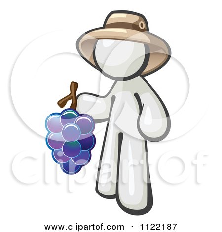 Cartoon Avatar Maker on Cartoon Of A White Man Vintner Wine Maker Wearing A Hat And Holding