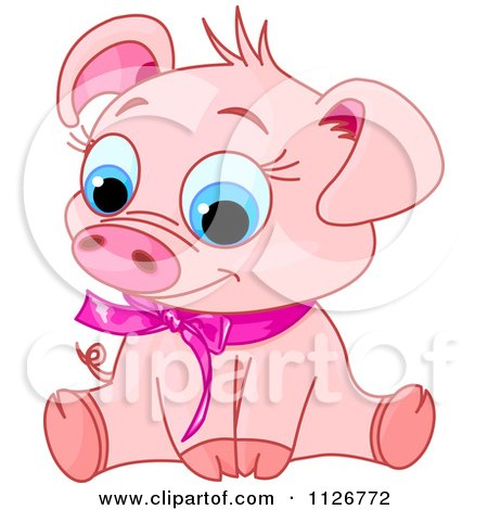 Royalty Free Vector Images on Royalty Free  Rf  Baby Pig Clipart   Illustrations  1