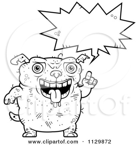 Puppy Coloring on Dog   Black And White Vector Coloring Page By Cory Thoman  1129871