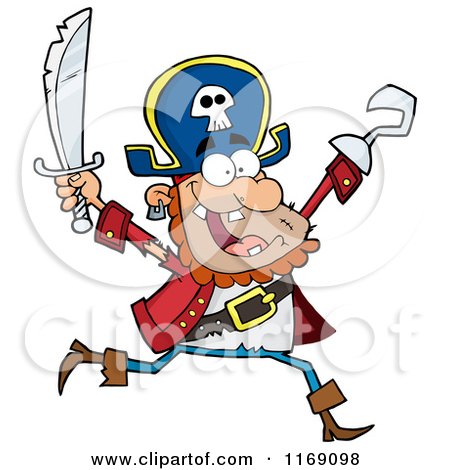 1169098-Cartoon-Of-A-Happy-Pirate-Running-With-A-Sword-And-Hook-Hand-In-The-Air-Royalty-Free-Vector-Clipart.jpg