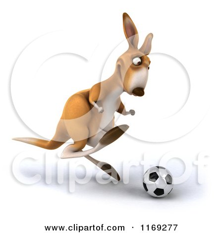 Royalty-Free (RF) Kangaroo Soccer Clipart, Illustrations, Vector