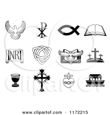 Free Vector Buttons on Ark Christian Icons   Royalty Free Vector Illustration By Geo Images