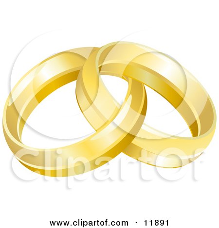 RoyaltyFree RF Wedding Ring Clipart Illustrations 1