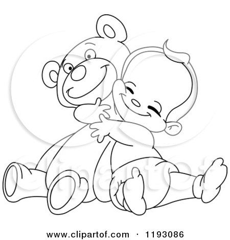 Baby Boy Teddy Bear Drawing