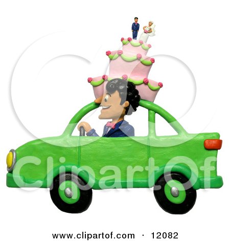 Wedding Cake Delivery Clip Art