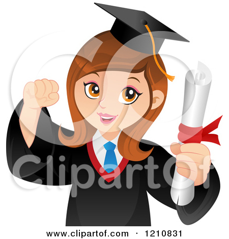 1210831-Cartoon-Of-A-Caucasian-High-School-Graduate-Girl-Cheering-And-Holding-Her-Diploma-Royalty-Free-Vector-Clipart.jpg