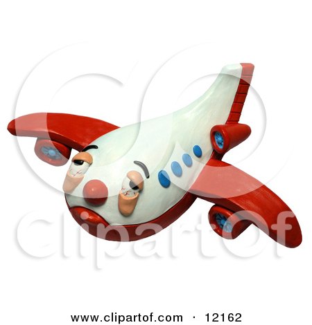 12162-Clay-Sculpture-Of-A-Sleep-Deprived-Jet-Flying-With-Jet-Lag-Clipart-Picture.jpg