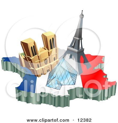 paris map tourist. Tourist Attractions of Notre
