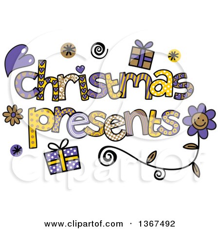 Image result for pictures of the word christmas presents