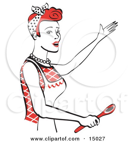 Kitchen Maid on Baking In Kitchen Cliparts   Baking In Kitchen Cliparts Red Haired
