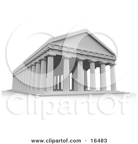Craft Ideas Sorority on 16483 Ancient Greek Temple Roman Columns Clipart Illustration Graphic