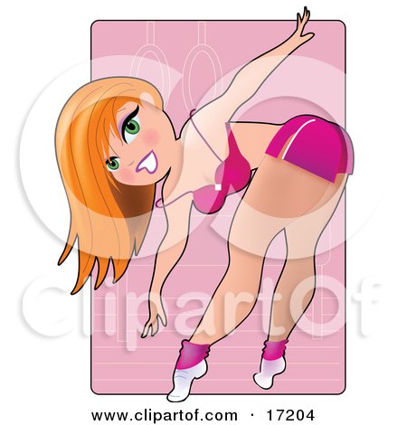 exercise clip art. Skimpy Exercise Clothes,