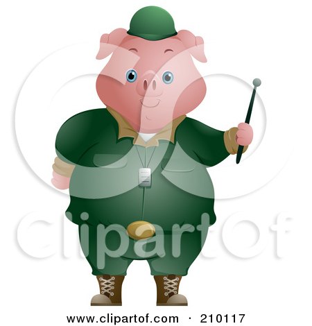 High quality cartoon Pig clip art image you cannot find or download anywhere
