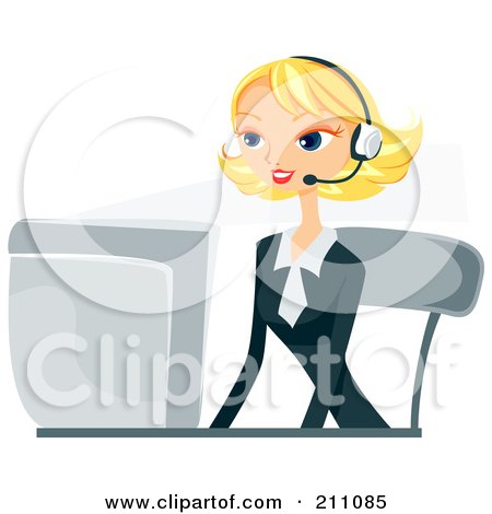 http://images.clipartof.com/small/211085-Royalty-Free-RF-Clipart-Illustration-Of-A-Pretty-Blond-Businesswoman-Wearing-A-Headset-And-Working-On-A-Computer-Desk.jpg