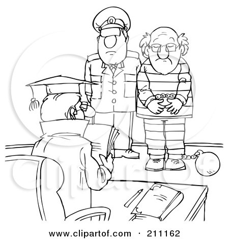 http://images.clipartof.com/small/211162-Royalty-Free-RF-Clipart-Illustration-Of-A-Coloring-Page-Outline-Of-A-Cop-With-A-Prisoner-In-Front-Of-A-Judge.jpg