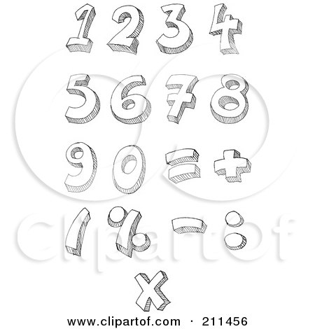 Symbols Of Numbers