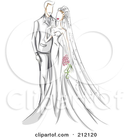 Similar Wedding Couple Stock Illustrations