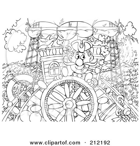 Titanic Coloring on Free Rf Clipart Illustration Of A Coloring Page Outline Of A