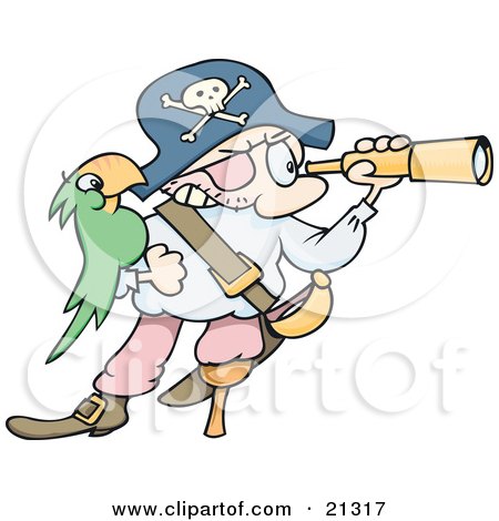 21317-Pirate-Man-In-A-Jolly-Roger-Hat-Peering-Through-A-Telescope-His-Green-Parrot-On-His-Arm-Poster-Art-Print.jpg