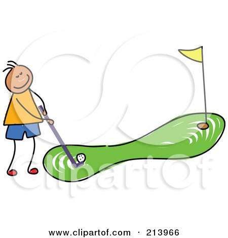 213966-Royalty-Free-RF-Clipart-Illustration-Of-A-Childs-Sketch-Of-A-Boy-Golfing.jpg