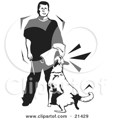 Dog Trainer Clipart