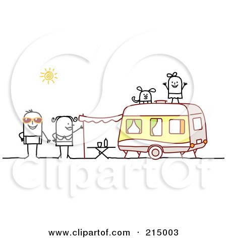 http://images.clipartof.com/small/215003-Royalty-Free-RF-Clipart-Illustration-Of-A-Stick-Family-Camping-With-A-Camper.jpg