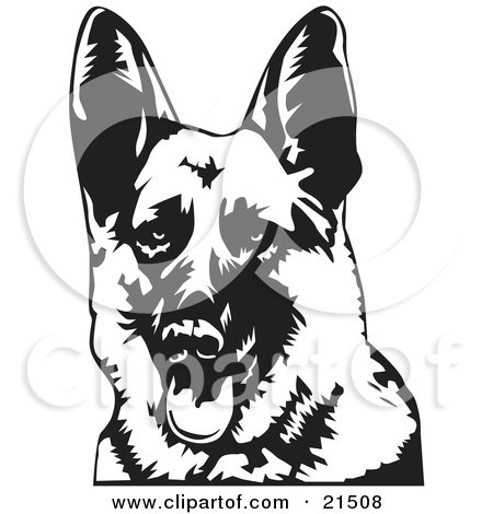 German Shepherd Dog Clip Art