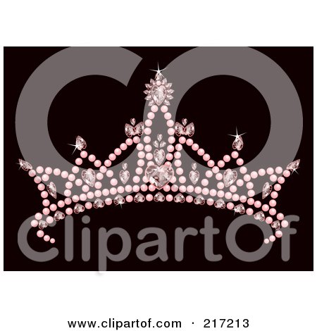 princess crown clipart. Jeweled Princess Crown