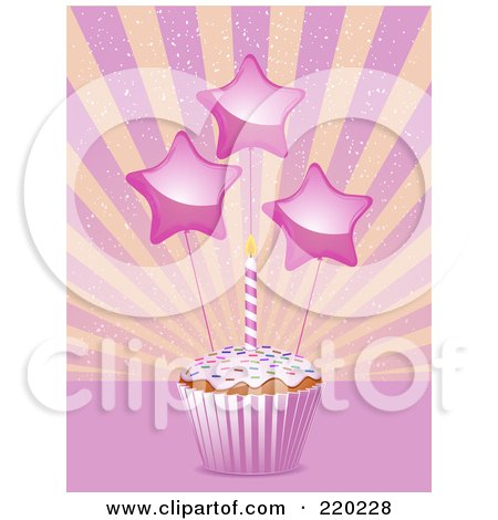 Candyland Birthday Cake on Cupcake Clipart 220228 By Elaine Barker Royalty Free Rf Stock Picture